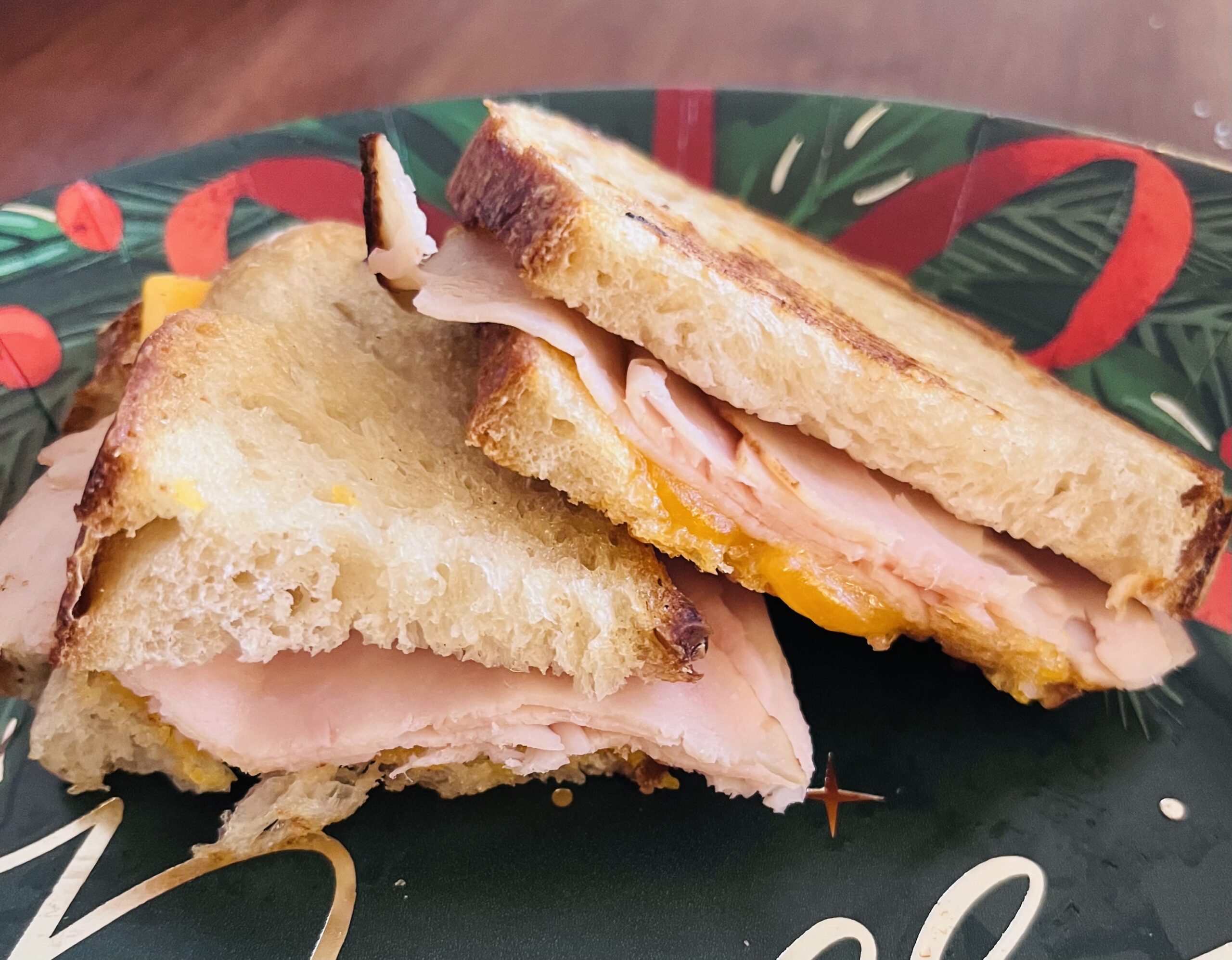 Sourdough turkey melt