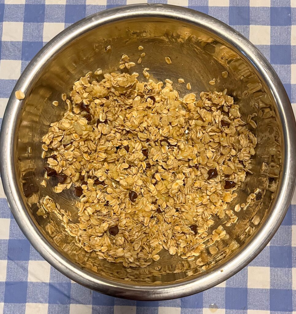 all ingredients in a large mixing bowl