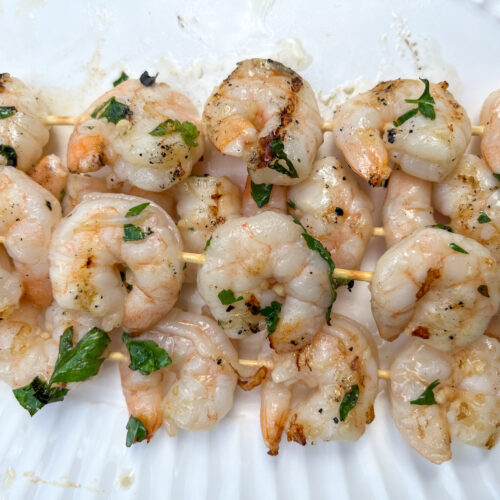 Grilled Shrimp on a skewer