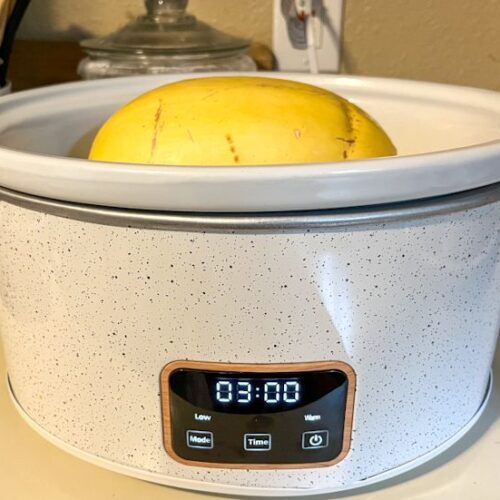 spaghetti squash in the slow cooker