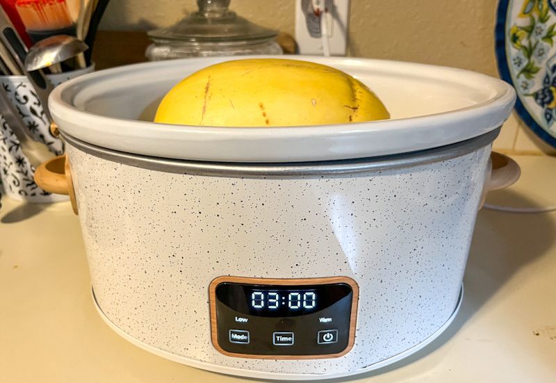 spaghetti squash in the slow cooker