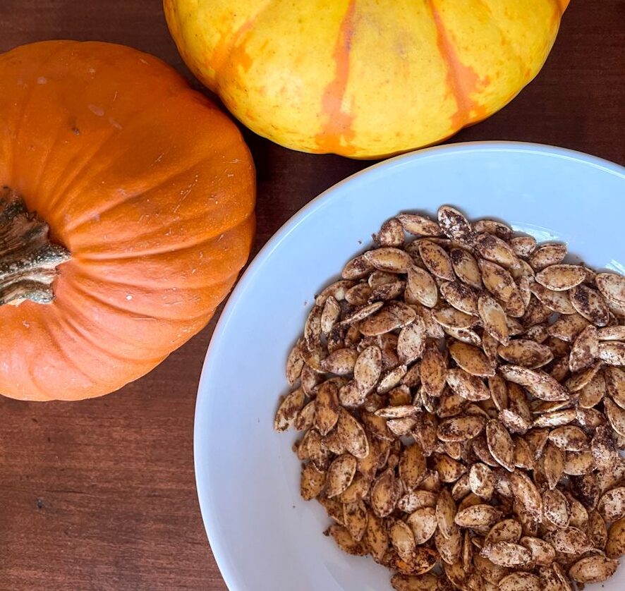 cinnamon sugar pumpkin seeds