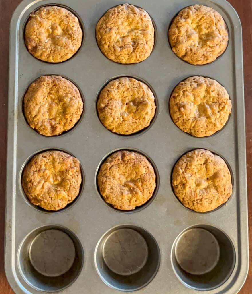 Eggless cupcakes right out of the oven