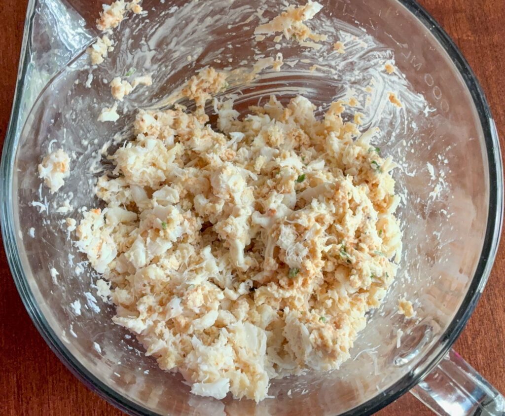 All ingredients mixed together in a large bowl