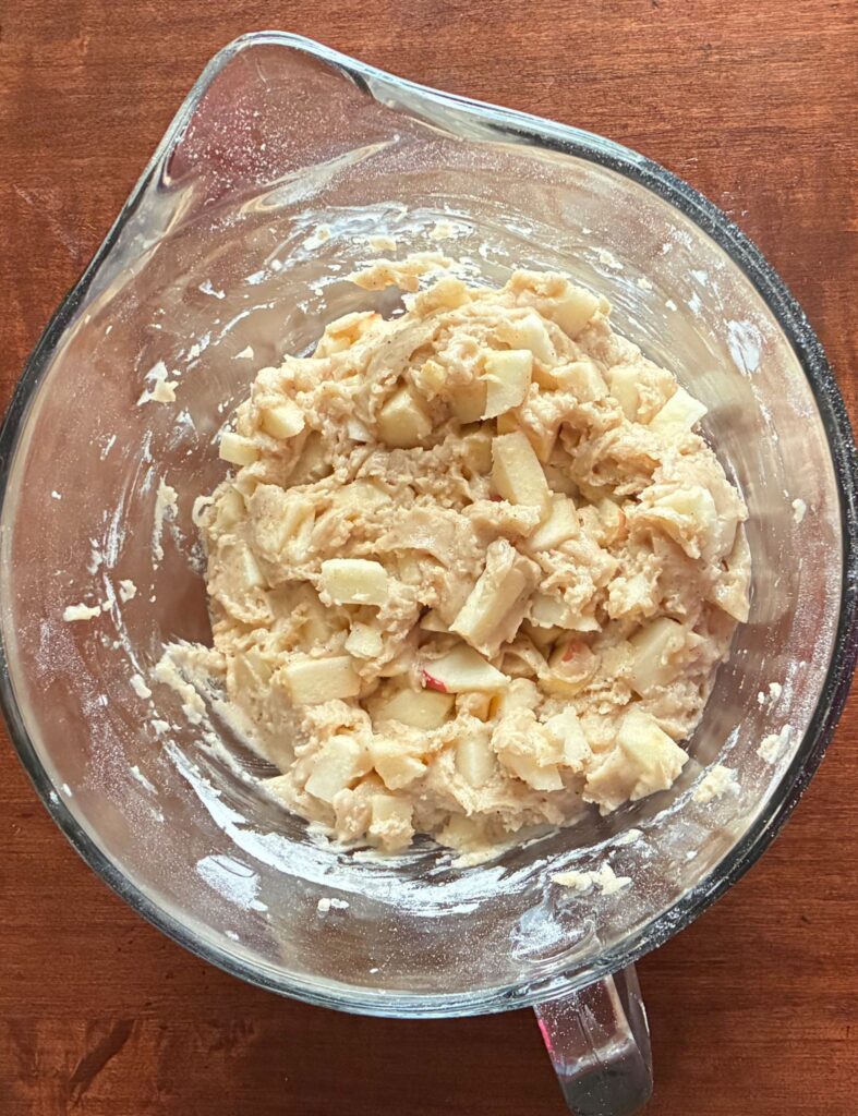all ingredients mixed together in a large bowl