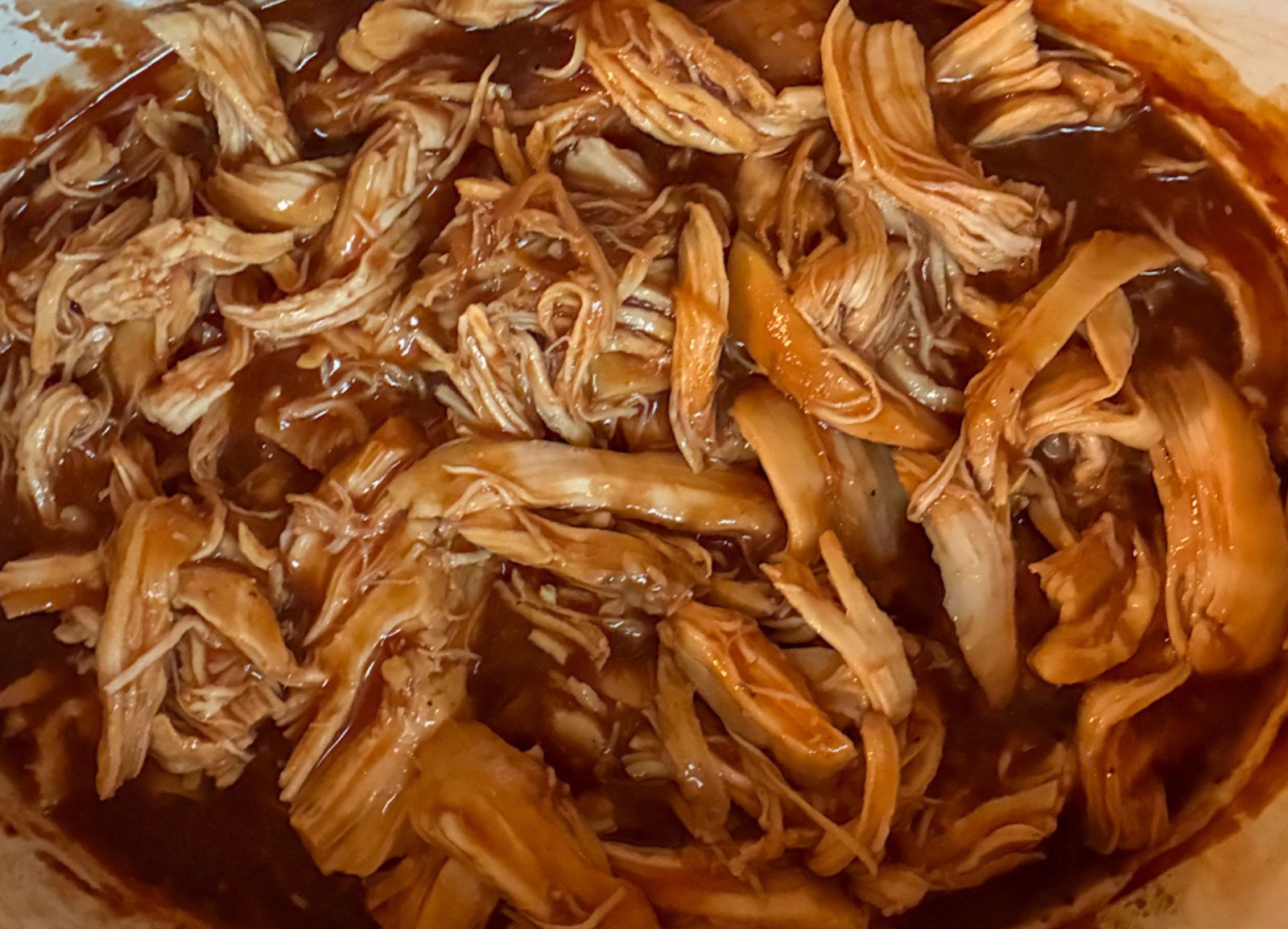 Slow cooker BBQ shredded in a slow cooker