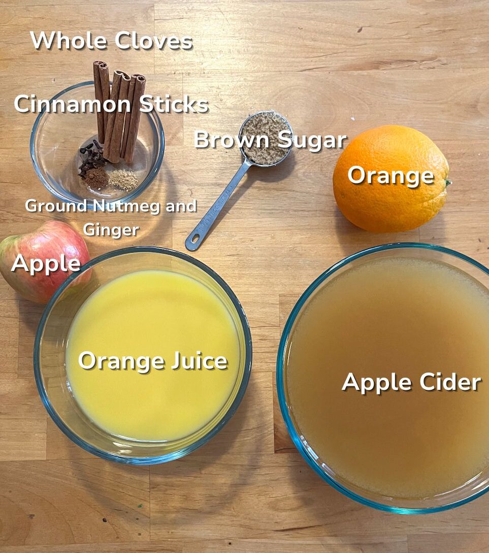 Wassail ingredients 